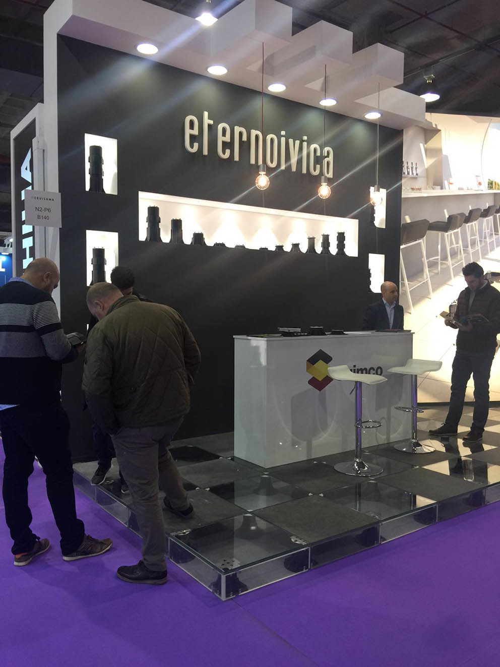 Eterno Ivica's stand at Cevisama 2018