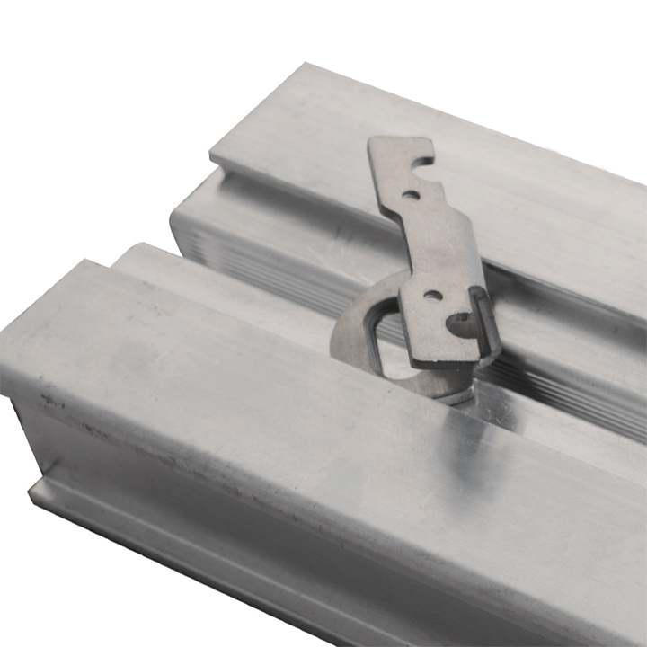 Sistema soporte para suelo elevado “NM” con cabezal bicomponente para viga de aluminio