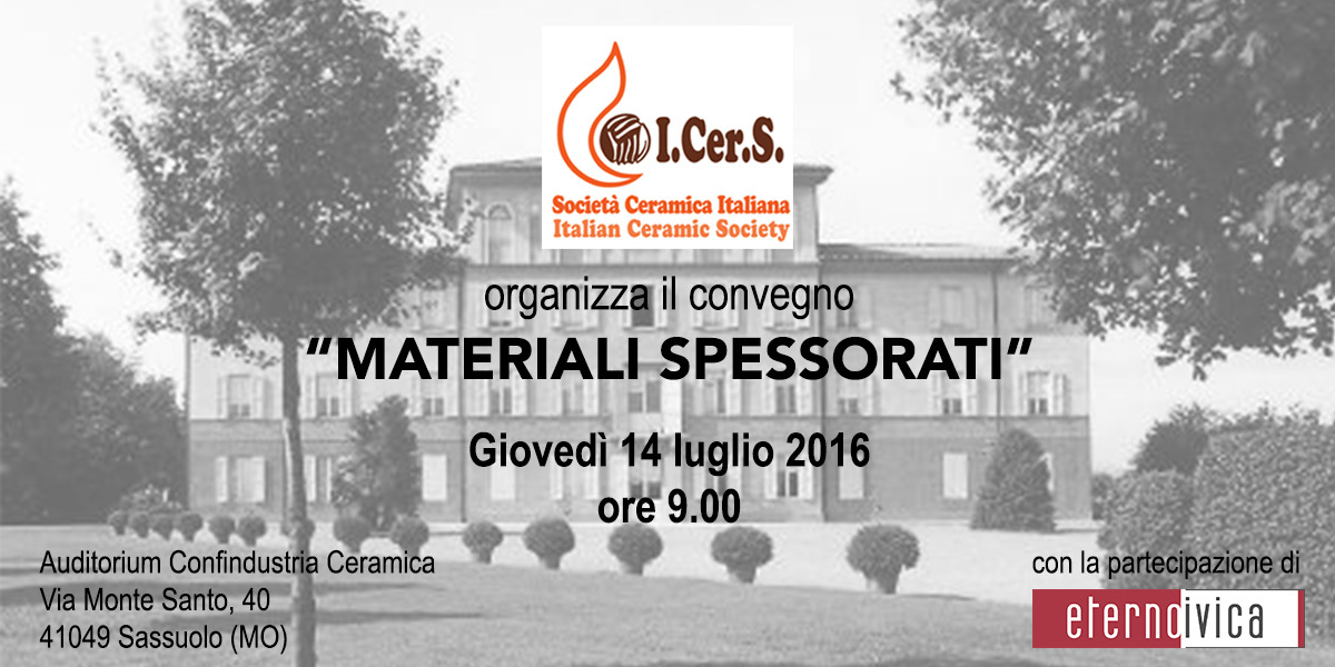 MATERIALI SPESSORATI • July 14, 2016 • Sassuolo (MO)