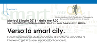 Seminario "Verso la Smart City" Seminario "Verso la Smart City"