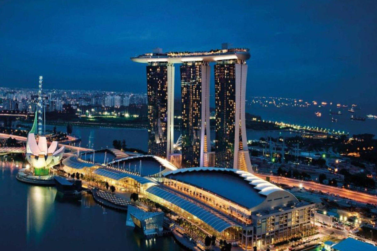 Marina Bay Sands: oltre 40.000 supporti italiani per Singapore 
