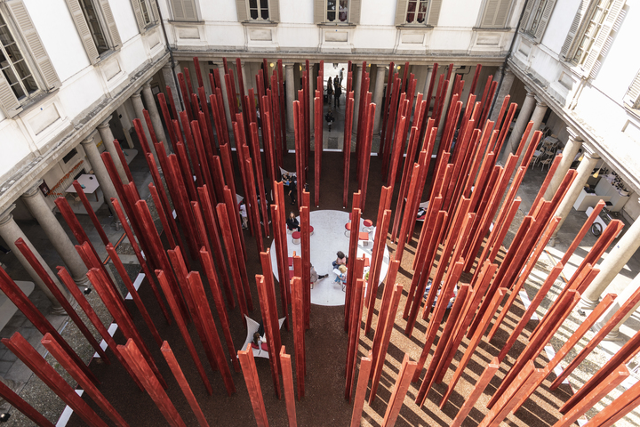  “TEMPIETTO NEL BOSCO” di Asif Khan a Palazzo Litta 2018