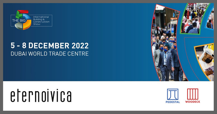 From 5 to 8 December, Eterno Ivica participates in the Big 5 trade show From 5 to 8 December, Eterno Ivica participates in the Big 5 trade show