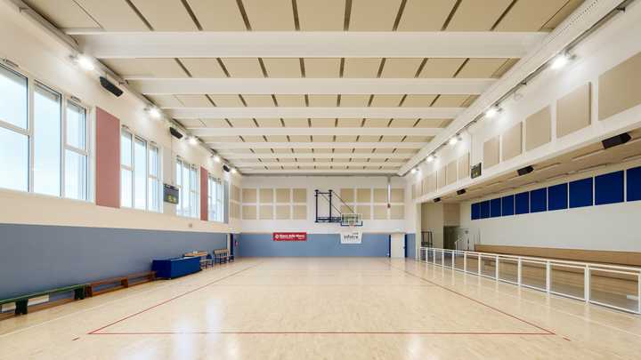 Phonolook Solution: the perfect solution for the acoustic comfort for the Gym of th Efrem Reatto School in Valdobbiadene Phonolook Solution: the perfect solution for the acoustic comfort for the Gym of th Efrem Reatto School in Valdobbiadene