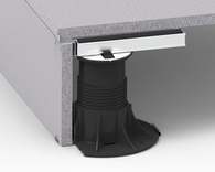 Clip bardage vertical pour pose dalles carrelage mono-format, multi-format et lattes carrelage