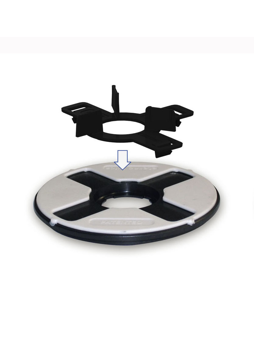 SE tilting head for clip for hexagonal plates SE tilting head for clip for hexagonal plates