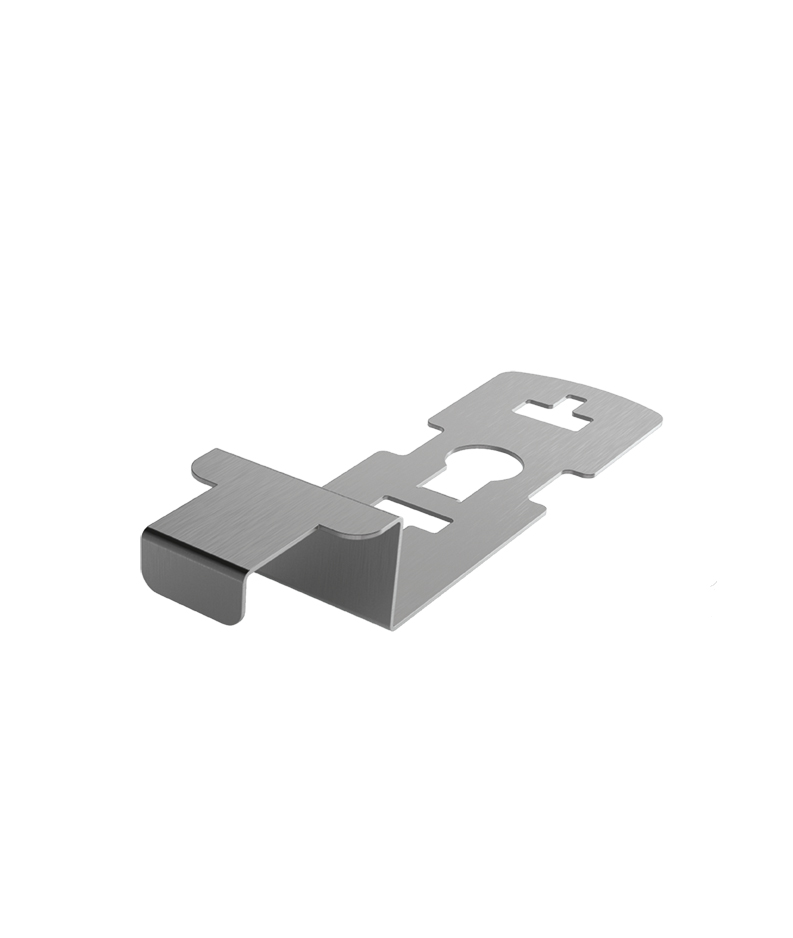 Vertical closure head clip for laying decking with aluminium joist