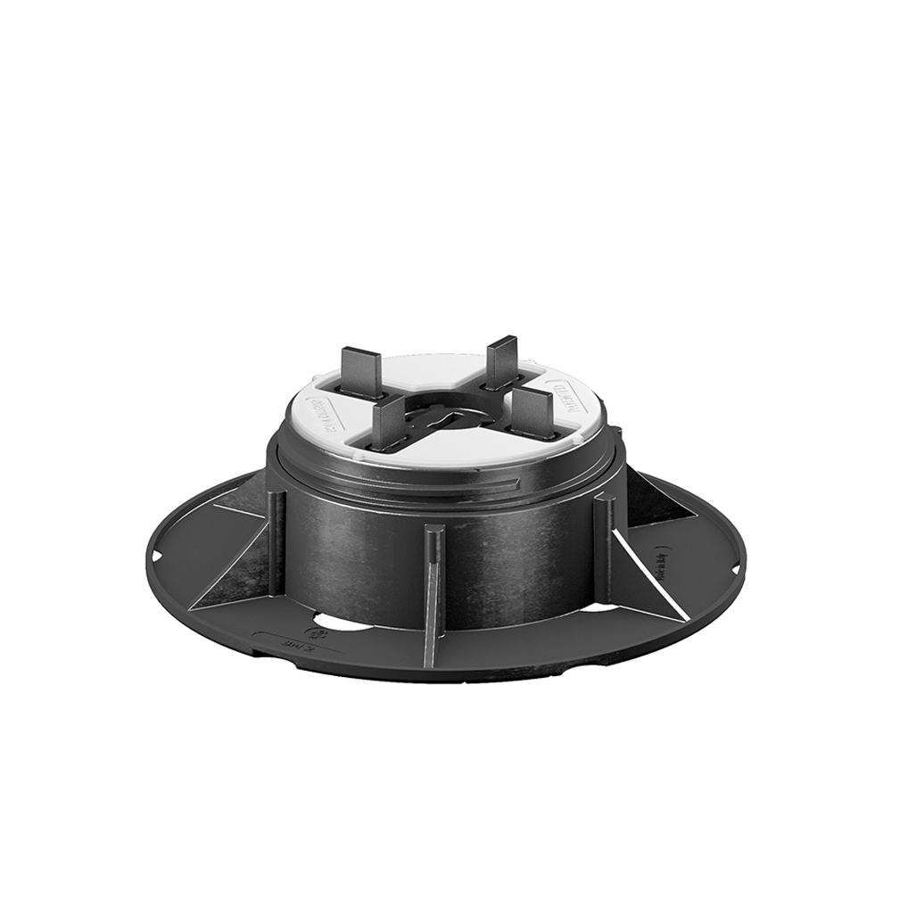 Soporte ajustable de pavimento “NEW-MAXI" NM2 (40-70 mm) con cabezal bicomponente