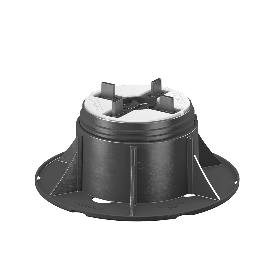 Soporte ajustable de pavimento “NEW-MAXI" NM3 (60-100 mm) con cabezal bicomponente