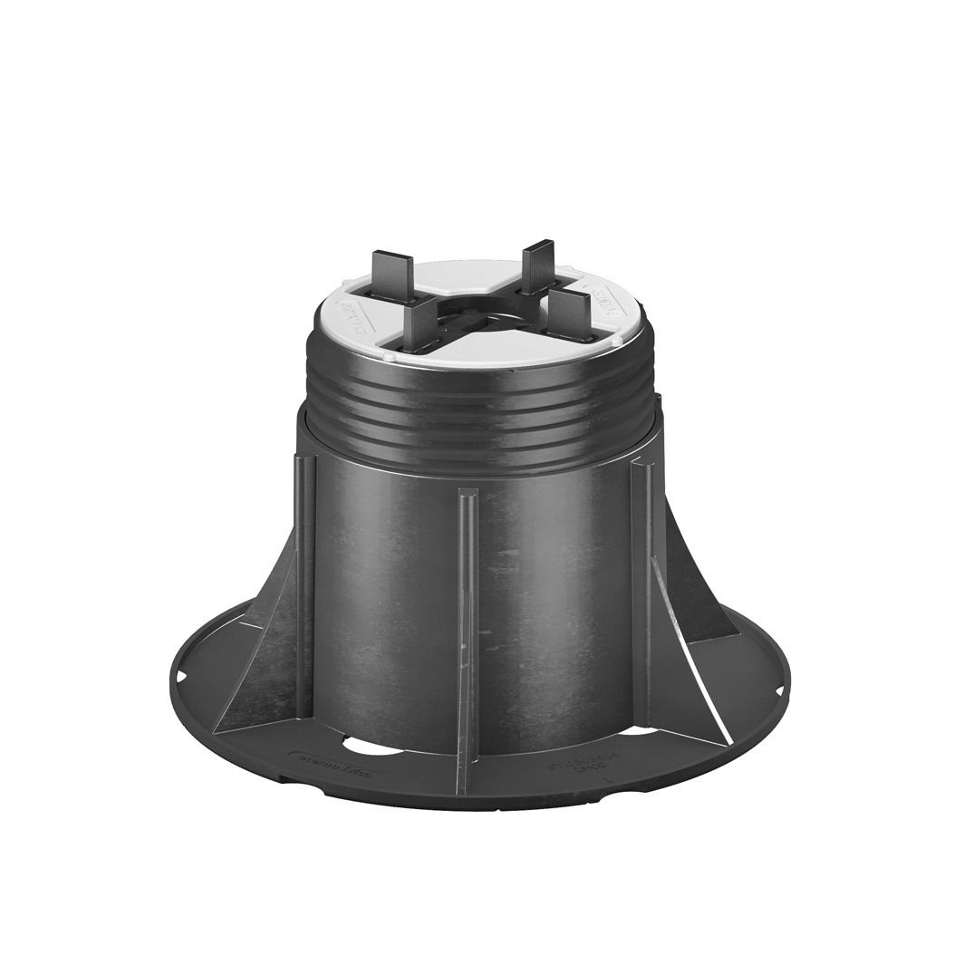 Soporte ajustable de pavimento “NEW-MAXI" NM4 (90-160 mm) con cabezal bicomponente