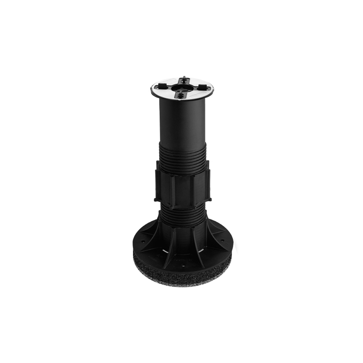 Pedestal de suelo ajustable autonivelante "SE SILENT" SES 8 (238-328 mm) con cabezal bimaterial