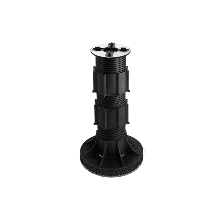 Adjustable Self-Leveling Floor Pedestal "SE SILENT" SES 9 (208-348 mm) with bi-material head