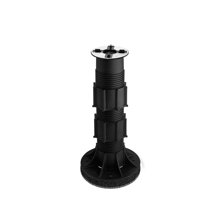 Adjustable Self-Leveling Floor Pedestal "SE SILENT" SES 10 (253-388 mm) with bi-material head