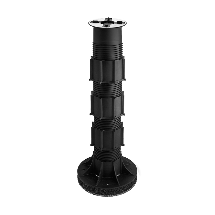 Adjustable Self-Leveling Floor Pedestal "SE SILENT" SES 13 (318-503 mm) with bi-material head